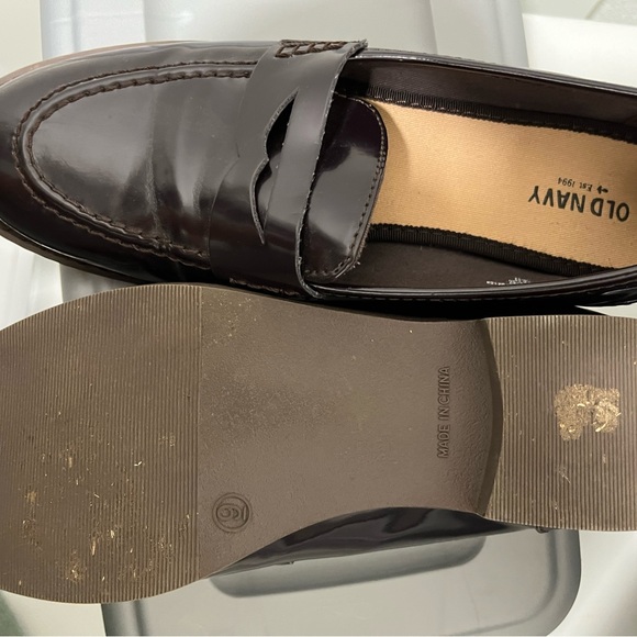 Old navy dark brown penny loafers - Picture 5 of 5